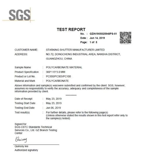 Latest company news about Το πολυανθρακικό μας πέρασε το τεστ πυρετωδούς αντοχής.